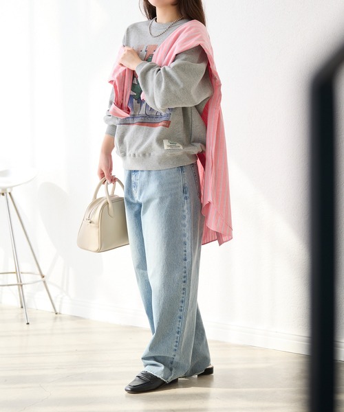 ROPE' PICNIC(ロペピクニック)の「【DISCUS ATHLETIC/ディスカスアスレチック】カレッジスウェット(スウェット・レディース・グレー系その他/チャコールグレー/グレー/ターコイズブルー・38)」の21枚目の写真