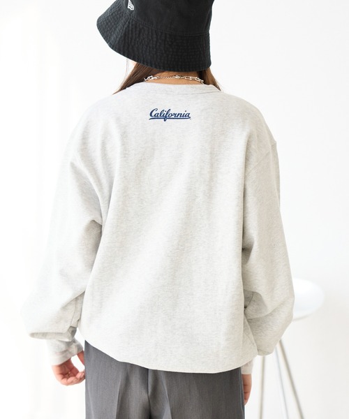 ROPE' PICNIC(ロペピクニック)の「【DISCUS ATHLETIC/ディスカスアスレチック】カレッジスウェット(スウェット・レディース・グレー系その他/チャコールグレー/グレー/ターコイズブルー・38)」の6枚目の写真