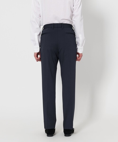 UNITED ARROWS(ユナイテッドアローズ)の「ポンチ スリムテーパード サイドシャーリング イージースラックス-ストレッチー(スラックス・メンズ・ネイビー・50/48/46/42)」の6枚目の写真