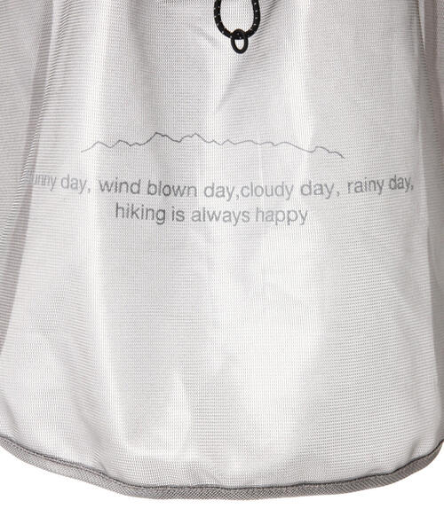 and wander（アンドワンダー）の「and wander/アンドワンダー　silver mesh cap シルバーメッシュキャップ（キャップ・メンズ・シルバー・F）」の17枚目の写真