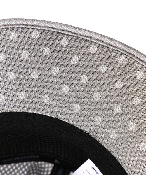 and wander（アンドワンダー）の「and wander/アンドワンダー　silver mesh cap シルバーメッシュキャップ（キャップ・メンズ・シルバー・F）」の19枚目の写真