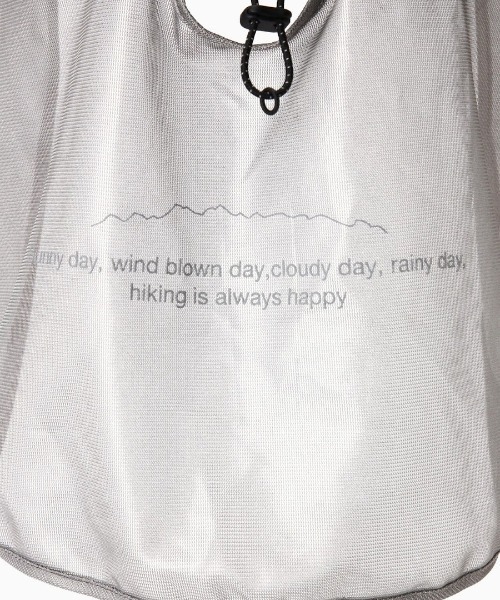 and wander（アンドワンダー）の「and wander/アンドワンダー　silver mesh cap シルバーメッシュキャップ（キャップ・メンズ・シルバー・F）」の9枚目の写真