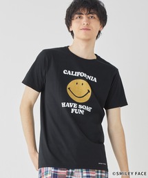 【綿100％】スマイリー半袖T(CAL)