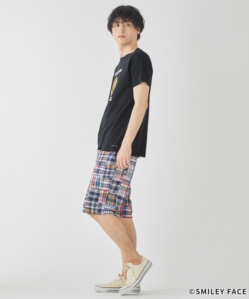 KRIFF MAYER（クリフメイヤー）の「【綿100％】スマイリー半袖T(CAL)（Tシャツ/カットソー・メンズ・ナチュラル/ネイビー/ブラック・MEDIUM/LARGE/X-LARGE）」の17枚目の写真