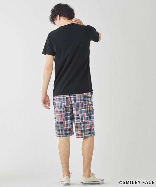 KRIFF MAYER（クリフメイヤー）の「【綿100％】スマイリー半袖T(CAL)（Tシャツ/カットソー・メンズ・ナチュラル/ネイビー/ブラック・MEDIUM/LARGE/X-LARGE）」の18枚目の写真