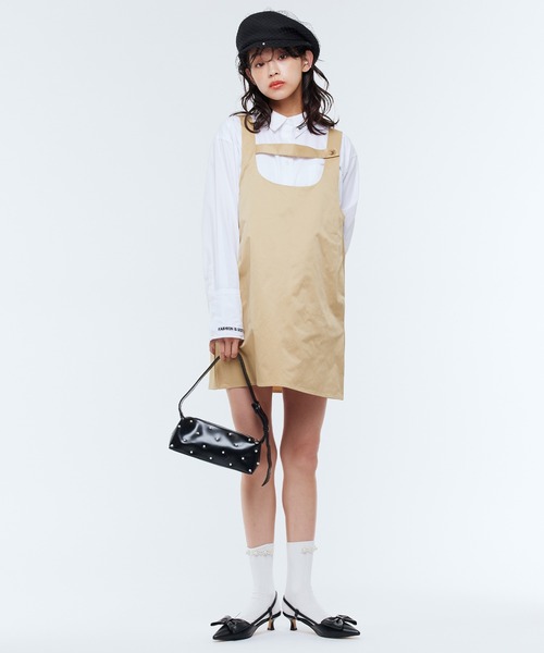 Narcissus(ナルシス)の「トレンチミニワンピース(ワンピース・レディース・ベージュ/ブラック・FREE)」の17枚目の写真