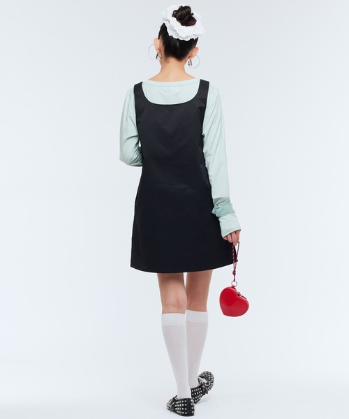 Narcissus(ナルシス)の「トレンチミニワンピース(ワンピース・レディース・ベージュ/ブラック・FREE)」の7枚目の写真