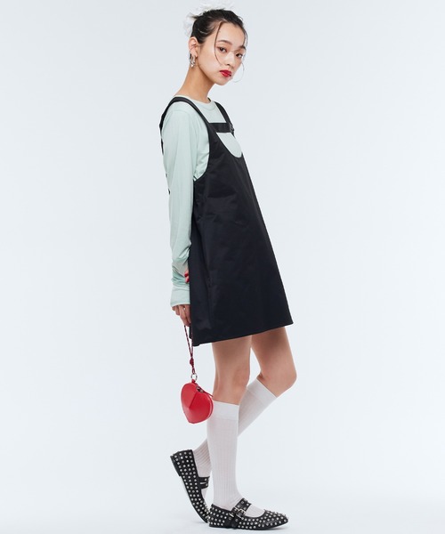 Narcissus(ナルシス)の「トレンチミニワンピース(ワンピース・レディース・ベージュ/ブラック・FREE)」の6枚目の写真