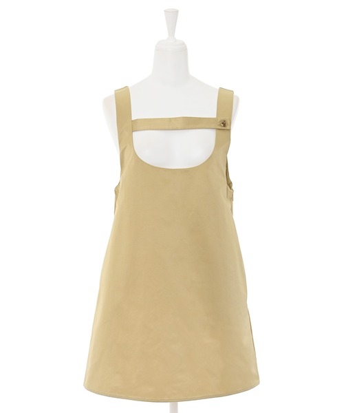 Narcissus(ナルシス)の「トレンチミニワンピース(ワンピース・レディース・ベージュ/ブラック・FREE)」の8枚目の写真