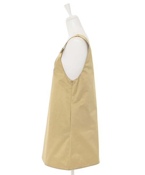 Narcissus(ナルシス)の「トレンチミニワンピース(ワンピース・レディース・ベージュ/ブラック・FREE)」の9枚目の写真