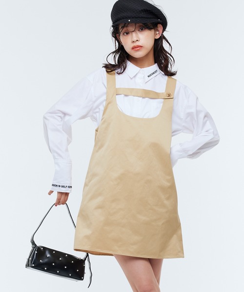 Narcissus(ナルシス)の「トレンチミニワンピース(ワンピース・レディース・ベージュ/ブラック・FREE)」の20枚目の写真