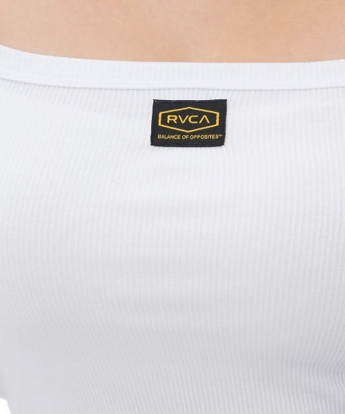 RVCA(ルーカ)の「RVCA レディース RECESSION TUBE TOP 【2025年春夏モデル】/ルーカキャミソールトップス(キャミソール・レディース・ライトブルー/ブラック/ホワイト・SMALL/LARGE/MEDIUM)」の5枚目の写真