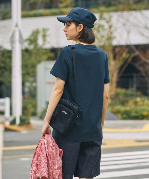 AIGLE（エーグル）の「UVカット ワンポイントロゴ 半袖Tシャツ（Tシャツ/カットソー・メンズ・ホワイト/ブラウン/イエロー/ダークブルー・L/XL/S/M）」の8枚目の写真