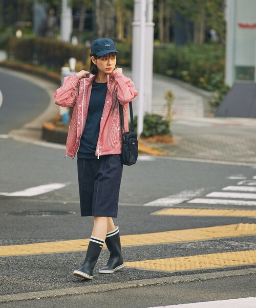 AIGLE（エーグル）の「UVカット ワンポイントロゴ 半袖Tシャツ（Tシャツ/カットソー・メンズ・ホワイト/ブラウン/イエロー/ダークブルー・L/XL/S/M）」の9枚目の写真