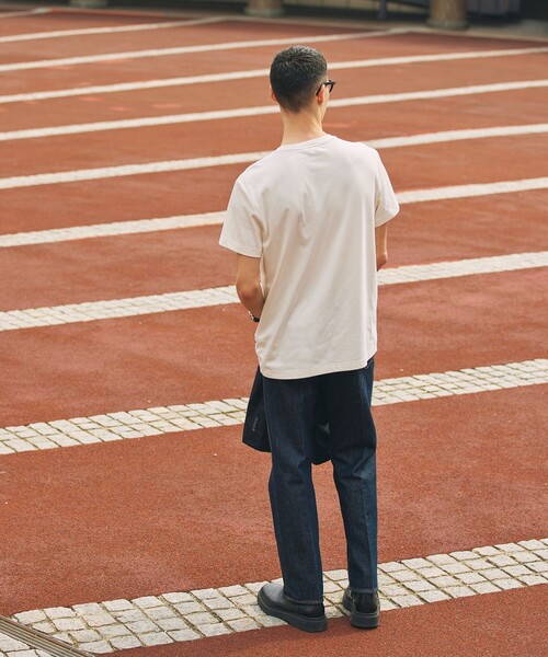 AIGLE（エーグル）の「UVカット ワンポイントロゴ 半袖Tシャツ（Tシャツ/カットソー・メンズ・ホワイト/ブラウン/イエロー/ダークブルー・L/XL/S/M）」の11枚目の写真