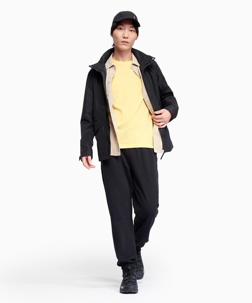 AIGLE（エーグル）の「UVカット ワンポイントロゴ 半袖Tシャツ（Tシャツ/カットソー・メンズ・ホワイト/ブラウン/イエロー/ダークブルー・L/XL/S/M）」の14枚目の写真