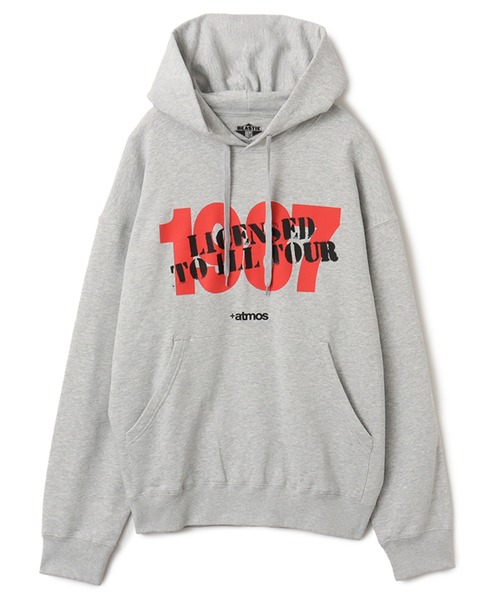 atmos(アトモス)の「Beastie Boys × atmos LICENSED TO ILL SWEAT HOODIE / ビースティ ボーイズ アトモス ライセンスト トゥ イル スウェット フーディ 【SP】(パーカー・メンズ・グレー/ブラック・M/L/XL)」の2枚目の写真