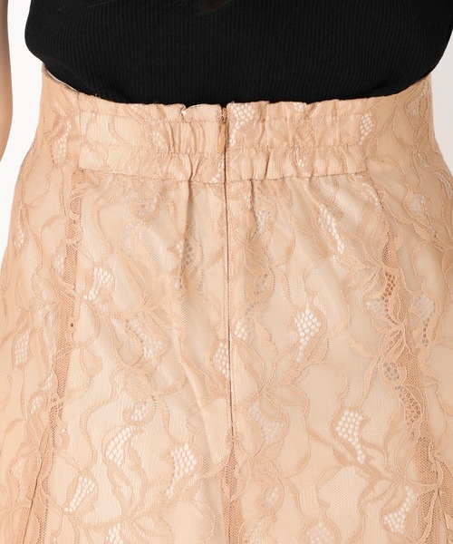 STRAWBERRY-FIELDS（ストロベリーフィールズ）の「ソフトマーメイドレーススカート（スカート・レディース・ブラウン系/ブラック・1/2）」の7枚目の写真