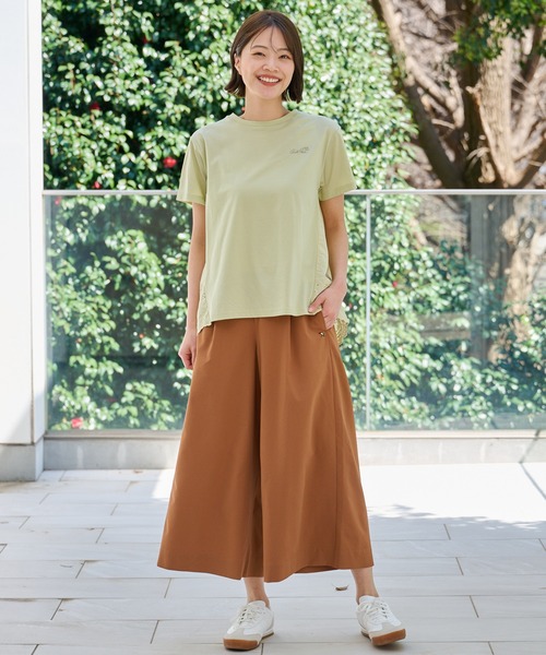 Arnold Palmer(アーノルドパーマー)の「風を感じる ストレッチサッカー ワイドパンツ(その他パンツ・レディース・テラコッタ/カーキ/ネイビー・S/M/L)」の18枚目の写真