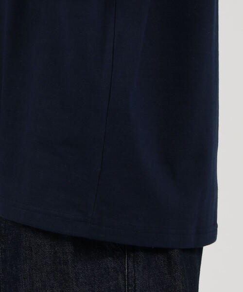 Le Minor（ルミノア）の「【別注】Le Minor コットン ロングスリーブTシャツ（Tシャツ/カットソー・メンズ・ホワイト/ネイビー/ライトブルー・1/2/0）」の10枚目の写真