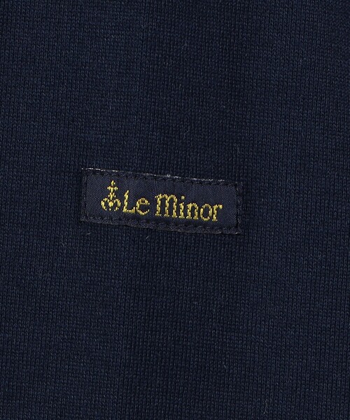 Le Minor（ルミノア）の「【別注】Le Minor コットン ロングスリーブTシャツ（Tシャツ/カットソー・メンズ・ホワイト/ネイビー/ライトブルー・1/2/0）」の11枚目の写真