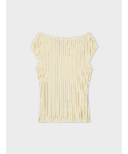 MIESROHE（ミースロエ）の「ｼｭﾘﾝｸﾌﾚﾝﾁﾆｯﾄﾄｯﾌﾟｽ（ニット/セーター・レディース・チャコールグレー/アイボリー/レッド・FREE）」の16枚目の写真