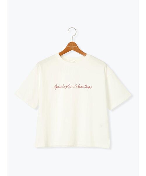 新品未使用CADUNE（カデュネ）エンブレム刺繍T－shirt （白） 新品 CADUNEエンブレム刺繍Tシャツ（白） - メルカリ