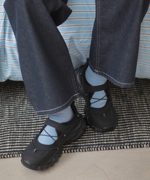 HEILIS（ヘイリス）の「シューズレースアップスニーカーサンダル / サンダル スポサン ブラック レースアップ スニーカー 韓国 スポーティ 無地 ノームコア カジュアル ストリート（サンダル）」