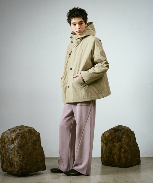 Dulcamara（ドゥルカマラ）の「エイジングRIPクロスパデッドダッフルショートCT（その他アウター・メンズ・カーキ系/ベージュ・0/1）」の12枚目の写真