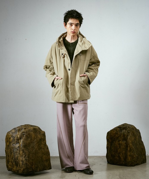 Dulcamara（ドゥルカマラ）の「エイジングRIPクロスパデッドダッフルショートCT（その他アウター・メンズ・カーキ系/ベージュ・0/1）」の14枚目の写真