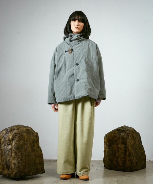 Dulcamara（ドゥルカマラ）の「エイジングRIPクロスパデッドダッフルショートCT（その他アウター・メンズ・カーキ系/ベージュ・0/1）」の19枚目の写真