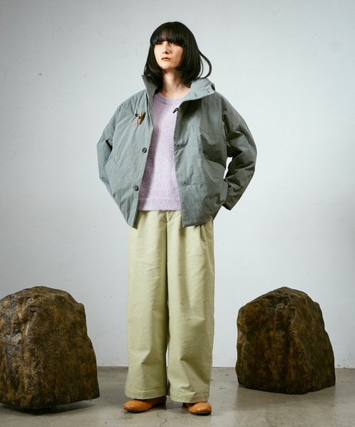 Dulcamara（ドゥルカマラ）の「エイジングRIPクロスパデッドダッフルショートCT（その他アウター・メンズ・カーキ系/ベージュ・0/1）」の20枚目の写真