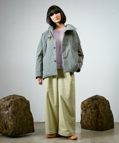 Dulcamara（ドゥルカマラ）の「エイジングRIPクロスパデッドダッフルショートCT（その他アウター・メンズ・カーキ系/ベージュ・0/1）」の22枚目の写真