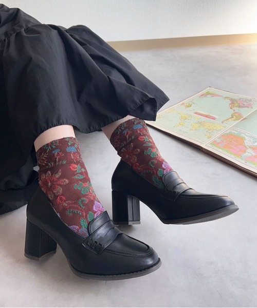 【SNIDEL】ラインローファーヒールパンプス ラインローファーヒールパンプス(パンプス)｜シューズ｜SNIDEL