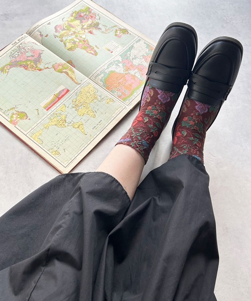 lus.（ラスドット）の「lus. コインローファーヒールパンプス（ローファー・レディース・ブラック系その他/ブラック・S/M/L/LL）」の13枚目の写真