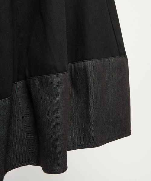 gomme(ゴム)の「8ozデニム バルーンスカート(デニムスカート・レディース・インディゴブルー/ブラック・MEDIUM)」の12枚目の写真