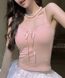 キャミソール（ピンク/桃色系・リボン）ファッション通販 - ZOZOTOWN