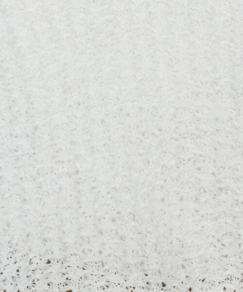 K.T KIYOKO TAKASE（キヨコタカセ）の「サマーツィードニット ジレ（ニット/セーター・レディース・ホワイト/ネイビー・FREE）」の4枚目の写真