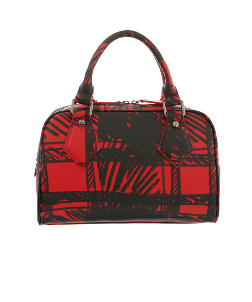 Vivienne Westwood(ヴィヴィアンウエストウッド)の「HANDBAG (SAFFIANO TARTAN)(ハンドバッグ・レディース・レッド/ブルー・FREE)」の8枚目の写真