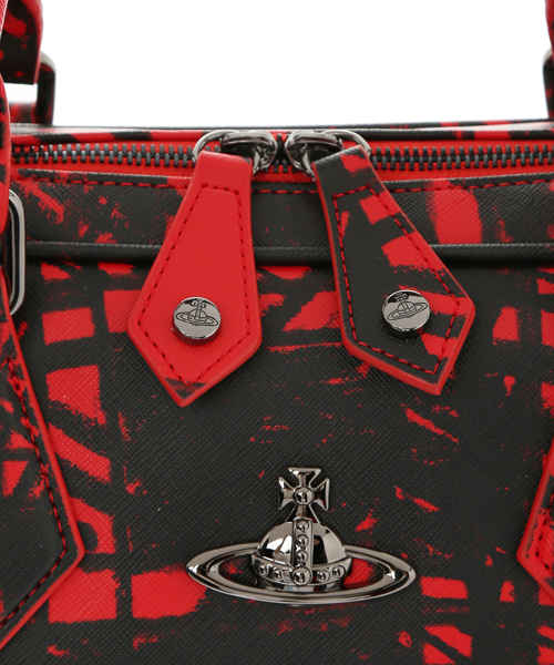 Vivienne Westwood(ヴィヴィアンウエストウッド)の「HANDBAG (SAFFIANO TARTAN)(ハンドバッグ・レディース・レッド/ブルー・FREE)」の10枚目の写真