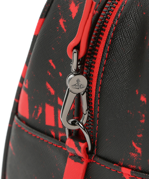 Vivienne Westwood(ヴィヴィアンウエストウッド)の「HANDBAG (SAFFIANO TARTAN)(ハンドバッグ・レディース・レッド/ブルー・FREE)」の4枚目の写真