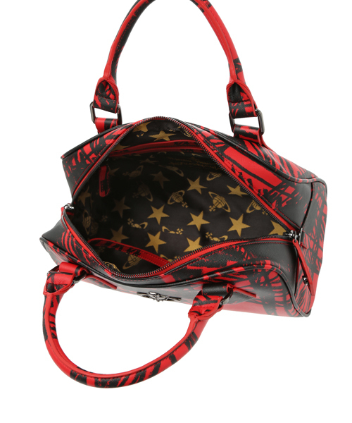 Vivienne Westwood(ヴィヴィアンウエストウッド)の「HANDBAG (SAFFIANO TARTAN)(ハンドバッグ・レディース・レッド/ブルー・FREE)」の6枚目の写真