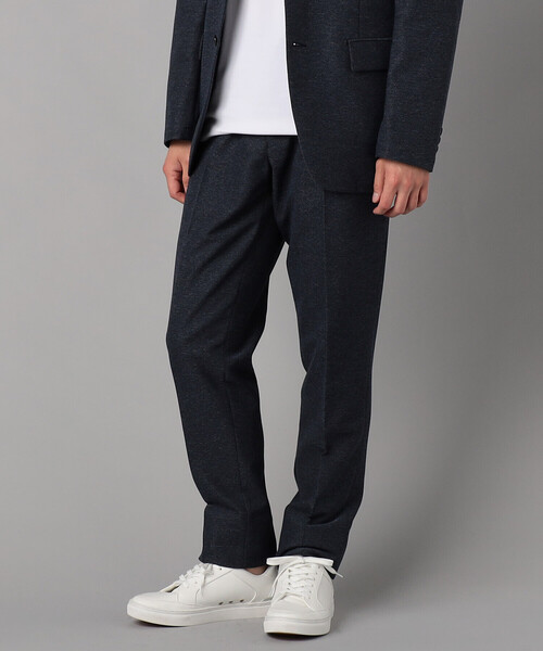 COMME CA MEN(コムサメン)の「【セットアップ対応】高通気杢カラミドビーストレッチ テーパードパンツ(スラックス・メンズ・グレー/ネイビー・S/L/M)」の2枚目の写真