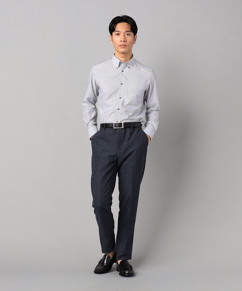 COMME CA MEN(コムサメン)の「【セットアップ対応】高通気杢カラミドビーストレッチ テーパードパンツ(スラックス・メンズ・グレー/ネイビー・S/L/M)」の9枚目の写真