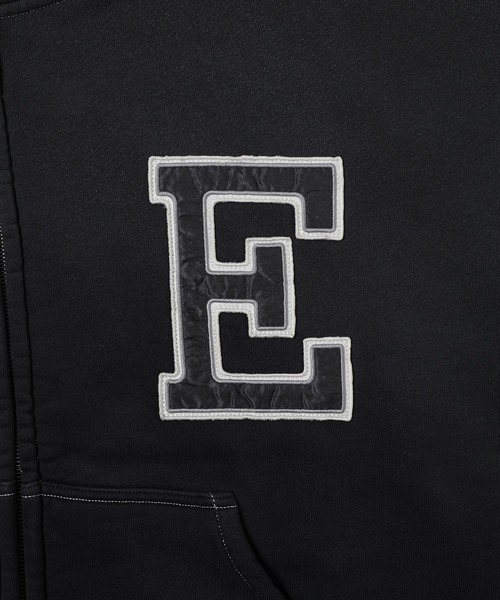 erl パーカー VARSITY OVERSIZED ZIP-UP HOODIE（パーカー）｜ERL（イーアール