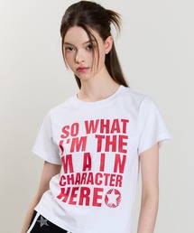 ★LUVISTRUE★SM STRAIGHT LOGO TEE(WHITE)★正規品/直送料込 SM STRAIGHT LOGO TEE(WHITE) - LUVISTRUE
