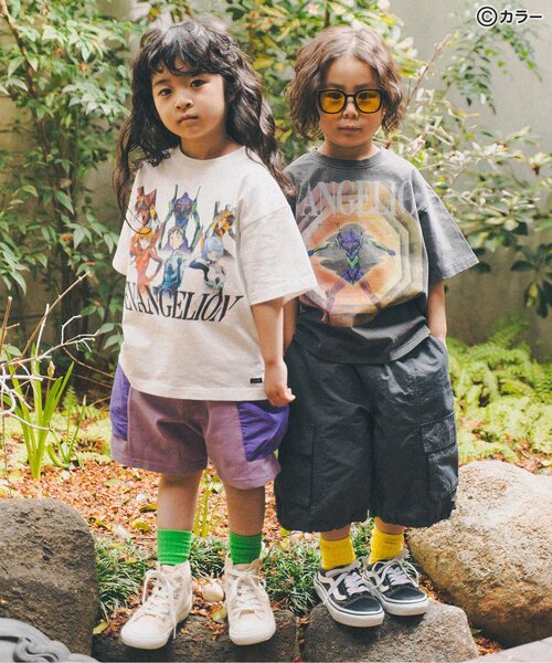 F.O.KIDS（エフオーキッズ）の「【エヴァンゲリオン】グラフィックTシャツA（キッズ）（Tシャツ/カットソー・キッズ・オフホワイト/ブラック・100/110/120/130/140）」の16枚目の写真