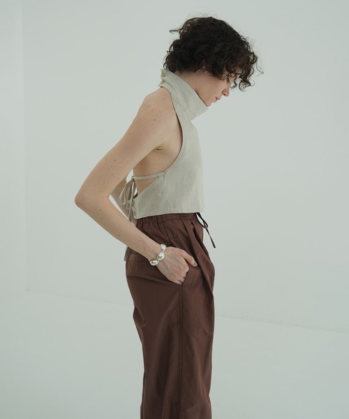 トップス CLANE HALTER HIGH NECK CAMISOLE TOPS セール】HALTER HIGH NECK CAMISOLE TOPS（シャツ/ブラウス
