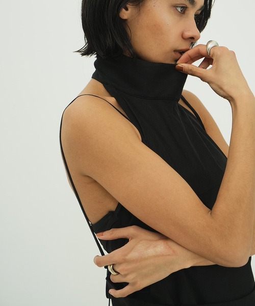 トップス CLANE HALTER HIGH NECK CAMISOLE TOPS セール】HALTER HIGH NECK CAMISOLE TOPS（シャツ/ブラウス