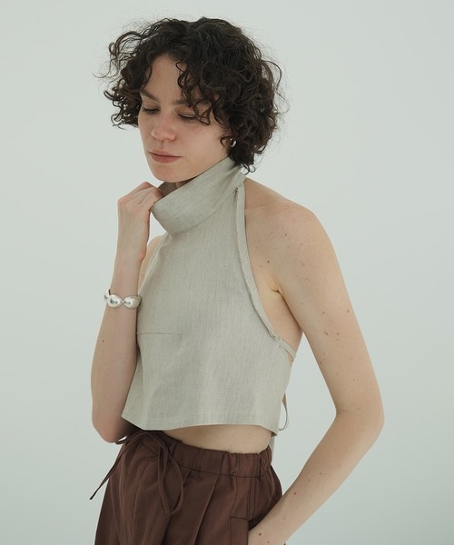 トップス CLANE HALTER HIGH NECK CAMISOLE TOPS セール】HALTER HIGH NECK CAMISOLE TOPS（シャツ/ブラウス